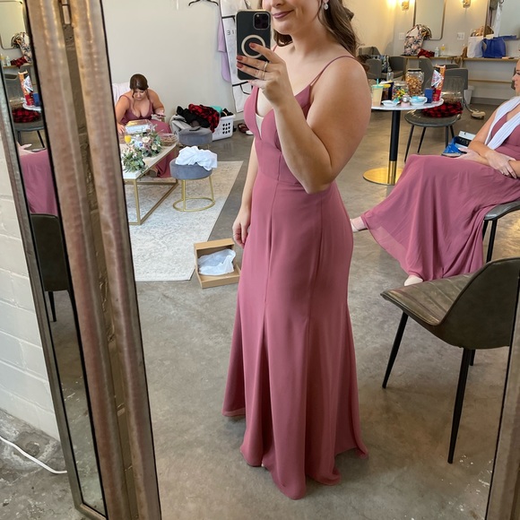 Azazie Dresses & Skirts - Desert Rose Azazie Ezra Bridesmaid Dress - 12